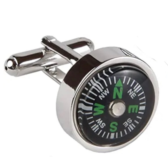 Real-working Compass Cufflinks - Picture 3 of 4